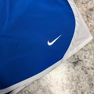 Nike Dry-fit running shorts XL blue w/white